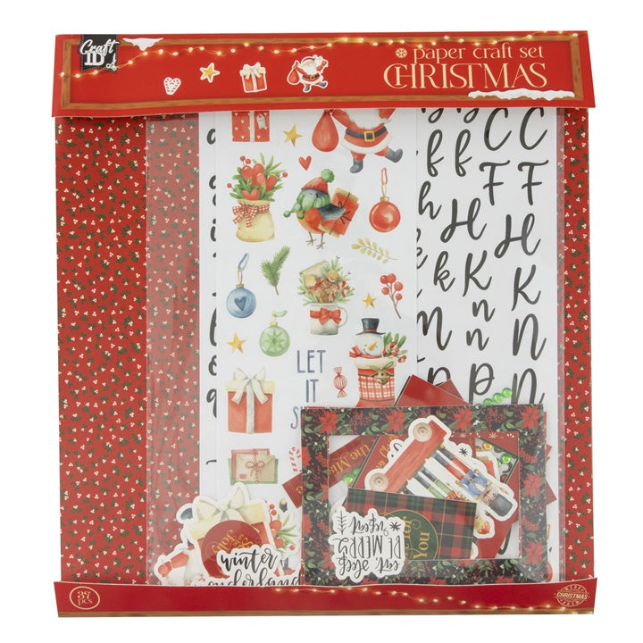Weihnachts-Scrapbooking-Set in Rot | ARTMIE