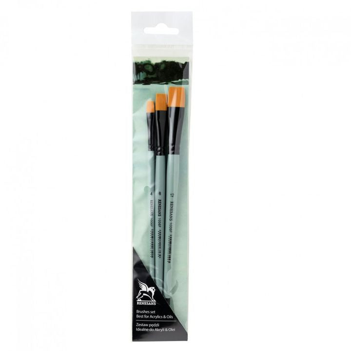 Flachpinselset Renaissance 1006 - 3 Stück | ARTMIE