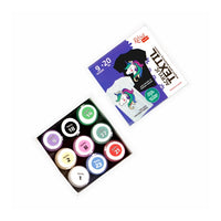 ROSA Pastell-Acryl-Farben für Textilien 9x20 ml – Detailansicht 2 | ARTMIE