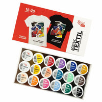 STYLE ROSA TALENT Acryl-Textilfarbset – Detailansicht 2 | ARTMIE