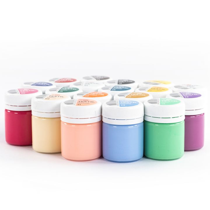 STYLE ROSA TALENT Acryl-Textilfarbset – Detailansicht 4 | ARTMIE