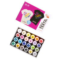 HEART ROSA TALENT Textil-Acrylfarben-Set 24x20 ml – Detailansicht 3 | ARTMIE