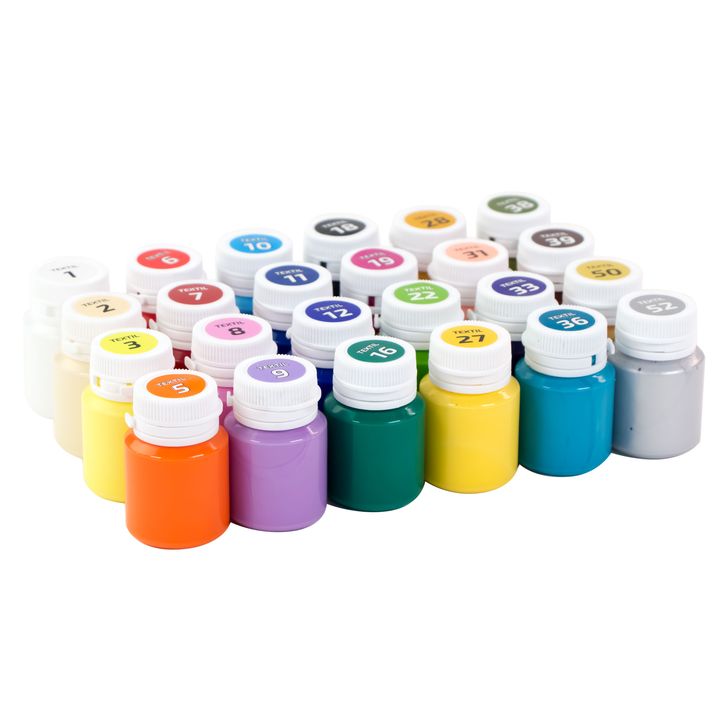 HEART ROSA TALENT Textil-Acrylfarben-Set 24x20 ml – Detailansicht 4 | ARTMIE