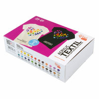 HEART ROSA TALENT Textil-Acrylfarben-Set 24x20 ml | ARTMIE