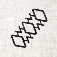 Holzstempel ROSA TALENT Nr. 10 Geometrie 7x3 cm – Detailansicht 2 | ARTMIE