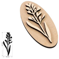 Holzstempel ROSA TALENT Nr. 4 Botanisch 5x13 cm | ARTMIE