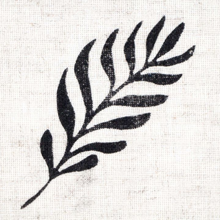 ROSA TALENT Holzstempel Nr. 6 Botanisch 4x10 cm – Detailansicht 2 | ARTMIE
