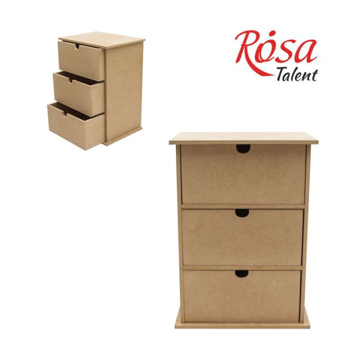 MDF Kommode ROSA Talent mit 3 Schubladen | ARTMIE