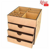 MDF-Organizer mit 3 Schubladen ROSA TALENT – Detailansicht 2 | ARTMIE