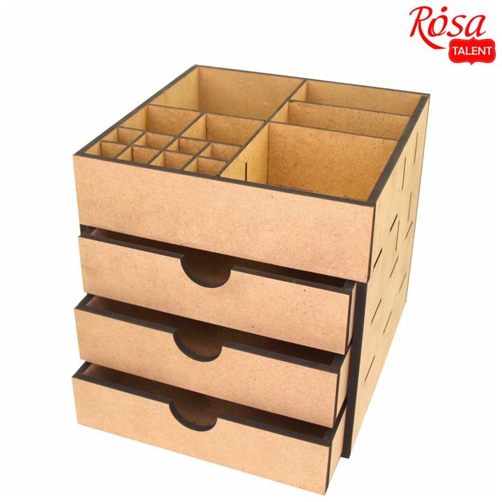 MDF-Organizer mit 3 Schubladen ROSA TALENT – Detailansicht 2 | ARTMIE
