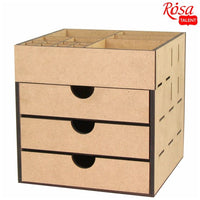 MDF-Organizer mit 3 Schubladen ROSA TALENT | ARTMIE