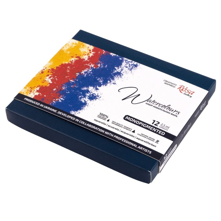 ROSA Gallery Monopigmentierte Aquarellfarben 12x2,5 ml – Detailansicht 5 | ARTMIE