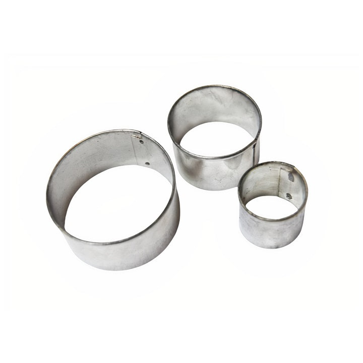 Kreisausstecher aus Ton 20 / 30 / 40 mm - 3er Set | ARTMIE