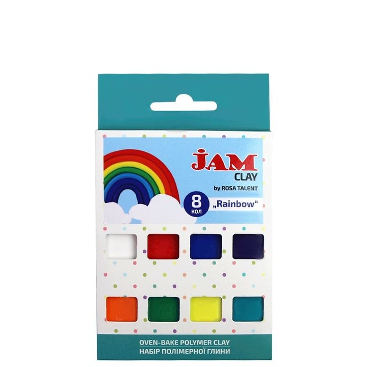 Polymer Ton Rosa Talent - Satz Regenbogen 8 x 20 g | ARTMIE
