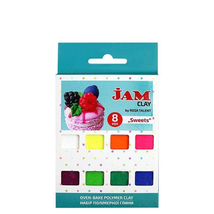 Polymer-Ton Rosa Talent - Set Bonbons 8 x 20 g | ARTMIE