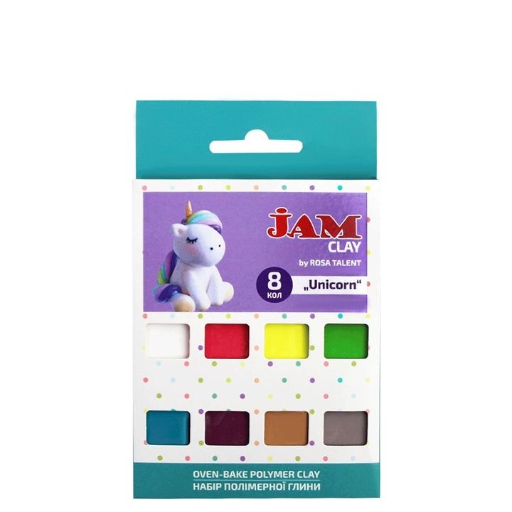 Polymer-Ton Rosa Talent - Einhorn Set 8 x 20 g | ARTMIE