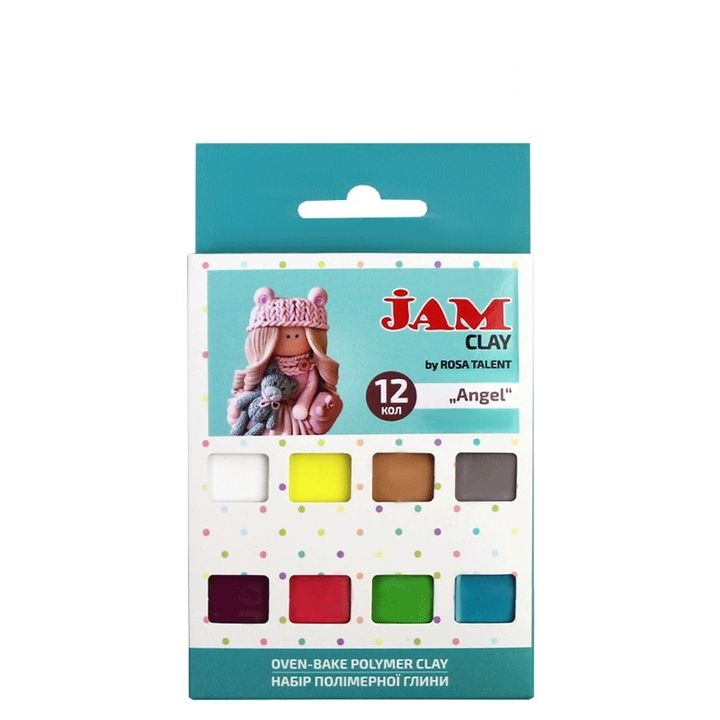 Polymer-Ton Rosa Talent - Engel Set 12 x 20 g | ARTMIE