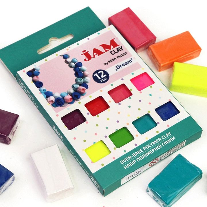 Polymer-Ton Rosa Talent - Traum-Set 12 x 20 g – Detailansicht 2 | ARTMIE