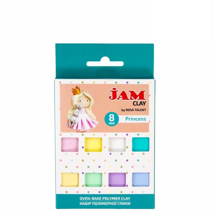 Polymer-Ton Rosa Talent - Prinzessin Set 8 x 20 g | ARTMIE