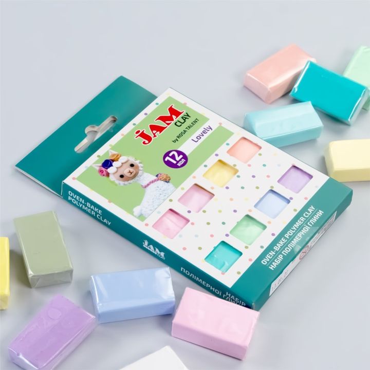 Polymer Clay Rosa Talent - Set Lovely 12 x 20 g – Detailansicht 2 | ARTMIE