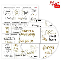 Scrapbooking-Papier | Wörter | Phrasen | Liebe | ARTMIE
