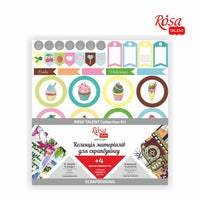 ROSA TALENT Kuchen Lecker Scrapbooking Papier | ARTMIE