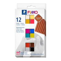 Polymer-Satz FIMO LEATHER EFFECT 12x25g | ARTMIE
