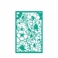 Selbstklebende Schablone Rosa Talent 13 x 20 cm - Muster Nr. 1000 | ARTMIE