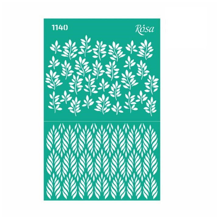 Selbstklebende Schablone Rosa Talent 13 x 20 cm - Muster Nr. 1140 | ARTMIE