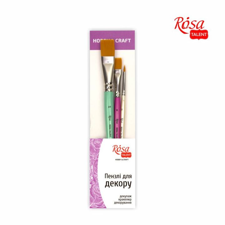 ROSA TALENT Hobby- und Bastelpinsel-Set | ARTMIE