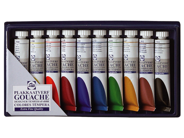 Temperafarben GOUACHE TALENS SET 10x20ml | ARTMIE