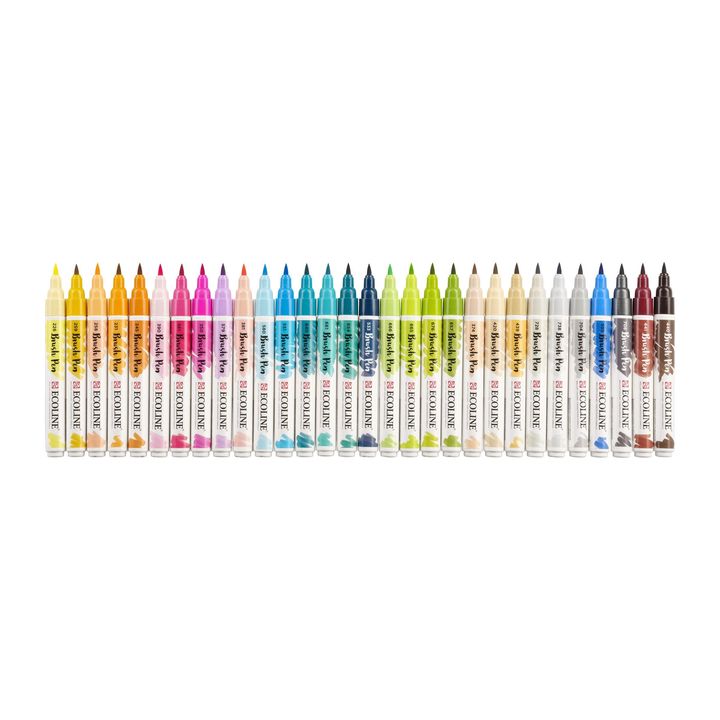 Aquarellstifte Ecoline Brush Pen Additional | 30er Set – Detailansicht 3 | ARTMIE