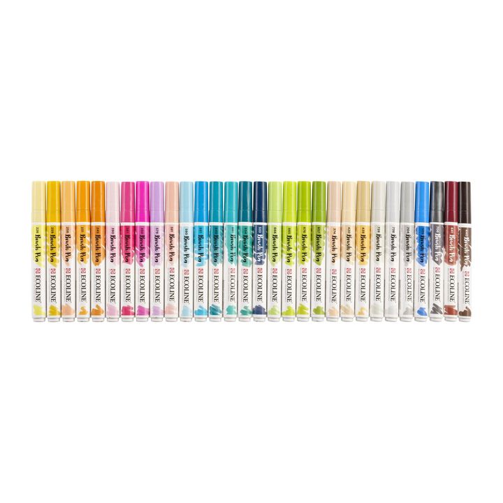 Aquarellstifte Ecoline Brush Pen Additional | 30er Set – Detailansicht 5 | ARTMIE