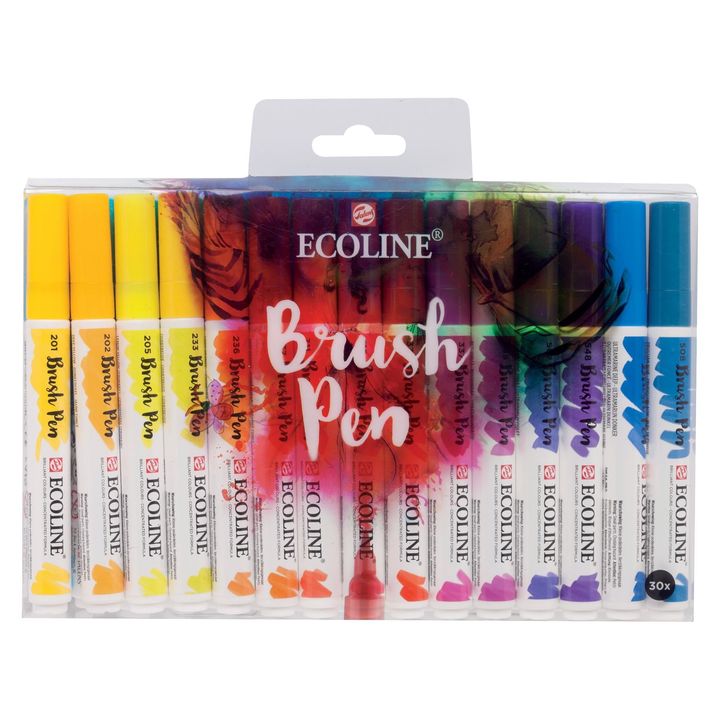 Aquarellstifte Ecoline Brush Pen | 30er Set | ARTMIE
