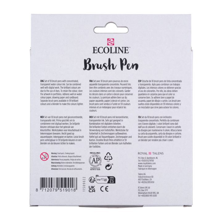 Ecoline Brush Pen Aquarellstifte – Detailansicht 3 | ARTMIE