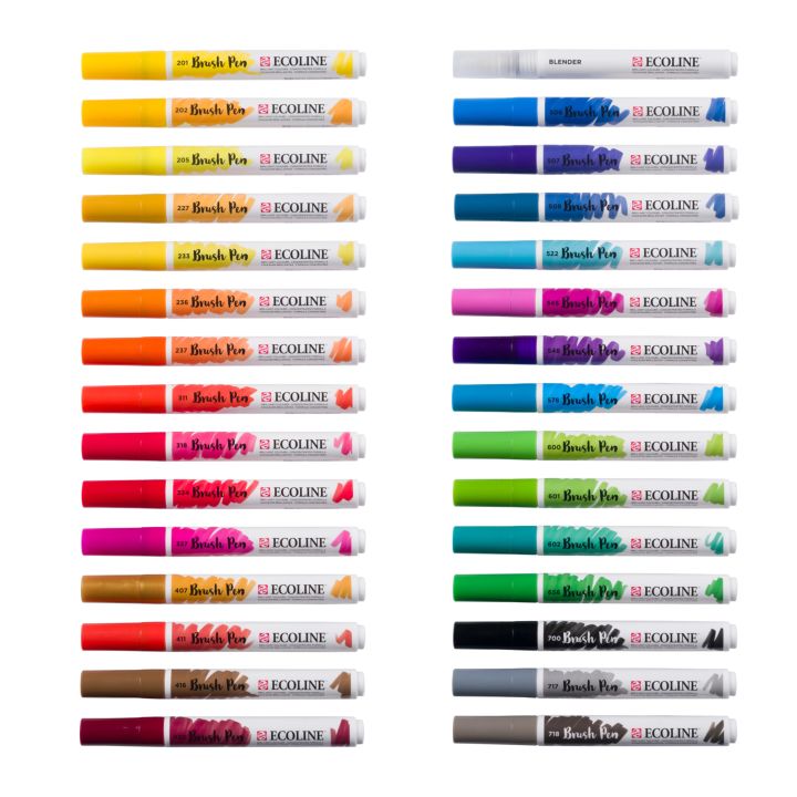 Ecoline Brush Pen Aquarellstifte – Detailansicht 2 | ARTMIE