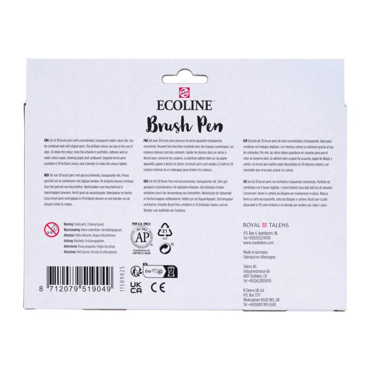 Ecoline Brush Pen Aquarellstifte – Detailansicht 3 | ARTMIE