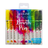 Aquarellstifte Ecoline Brush Pen Bright | 10er Set | ARTMIE