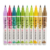 Aquarellstifte Ecoline Brush Pen Botanic | 10er Set – Detailansicht 3 | ARTMIE