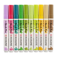 Aquarellstifte Ecoline Brush Pen Botanic | 10er Set – Detailansicht 5 | ARTMIE