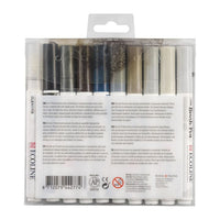 Aquarellstifte Ecoline Brush Pen Greys | 10er Set – Detailansicht 2 | ARTMIE