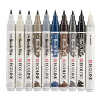 Aquarellstifte Ecoline Brush Pen Greys | 10er Set – Detailansicht 3 | ARTMIE