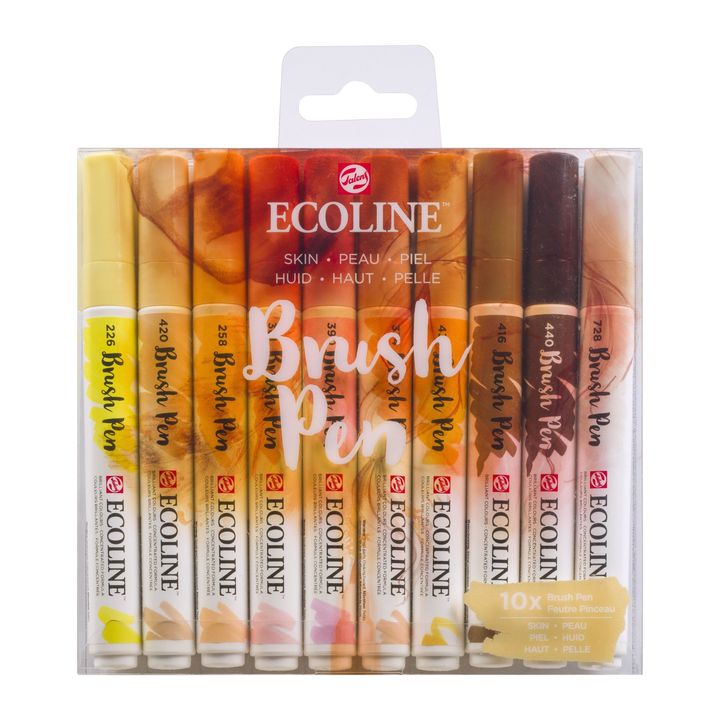 Aquarellstifte Ecoline Brush Pen Skin | 10er Set | ARTMIE