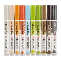 Aquarellstifte Ecoline Brush Pen Architect | 10er Set – Detailansicht 5 | ARTMIE