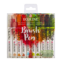 Aquarellstifte Ecoline Brush Pen Architect | 10er Set | ARTMIE