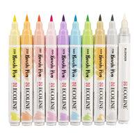 Aquarellstifte ECOLINE BRUSH PEN pastell 10 Stück – Detailansicht 2 | ARTMIE