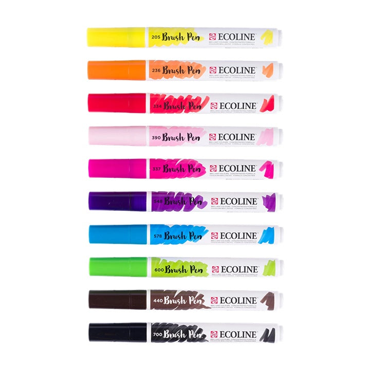 Ecoline Brush Pen Aquarellstifte – Detailansicht 3 | ARTMIE