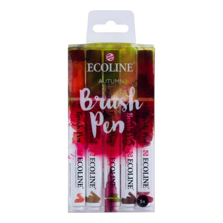 Aquarellstifte Ecoline Brush Pen Autumn | 5er Set | ARTMIE