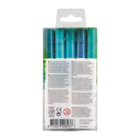 Aquarellstifte Ecoline Brush Pen Green Blue | 5er Set – Detailansicht 2 | ARTMIE
