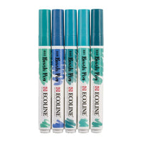 Aquarellstifte Ecoline Brush Pen Green Blue | 5er Set – Detailansicht 5 | ARTMIE